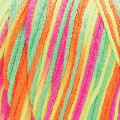 multicolored yarn is shown in this close up photo