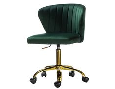 #color_green Living Room Vanity, Upholstered Office Chair, Velvet Office Chair, Rolling Chair, Backless Stools, Home Office Chair, Swivel Office Chair, Elegant Pattern, Office Desk Chair