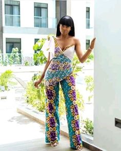 Ankara Print Jumpsuit For Ladies Lastest Style For Ankara, Style For Ankara, Jumpsuit For Ladies, African Fabric Dress, Style Lookbook