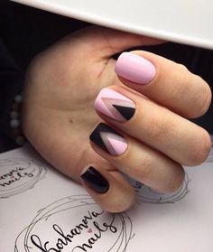 Новости Hand Nails, Black Nails, Trendy Nails, Diy Nails, Nail Design, Nail Ideas, Manicure, Nail Designs, Nail Art