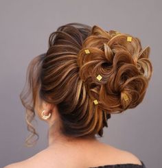 Hairstyle Updo, Hair Updos, Hairstyles, Saree