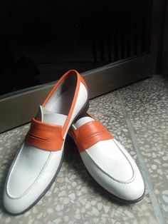 Crafted Leather White Classic Loafers Moccasin Dress Formal Shoes For Men on Storenvy