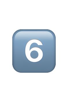 the number six icon is shown in blue