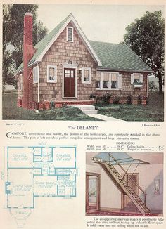 an old house is featured in the catalog