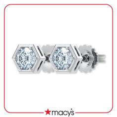 in stock Forevermark Diamonds, Diamond Stud Earrings, Diamond Stud, Diamond Earrings Studs, Diamond Studs, Honeycomb, Geometry, In Store, White Gold