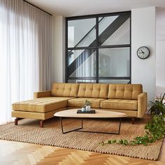 Living room sectional and coffee table with decor Sectional Chaise, Fast Forward, Home Modern, Light And Space, Affordable Furniture, Outdoor Sectional Sofa, Room Set