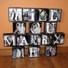 a set of six black and white photo frames with the words love you more on them