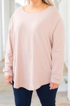 Curved Hem Slouchy Dolman Tunic, Warm Taupe – Chic Soul Beige Relaxed Fit Tunic For Fall, Versatile Long Sleeve Neutral Top, Oversized Long Sleeve Beige Tunic, Oversized Beige Long Sleeve Tunic, Beige Long Sleeve Fall Tunic, Oversized Long Sleeve Neutral Top, Chic Soul, Warm Taupe, Welcome Fall