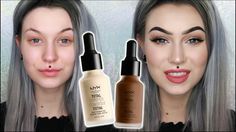 NEW! NYX Total Control Drop Foundation | Wear Test, First Impression & R... Nyx Illuminator, Nyx Foundation, Cosmetic Aesthetic, Makeup Deals, Pinterest Makeup, It Cosmetics, I Feel Pretty