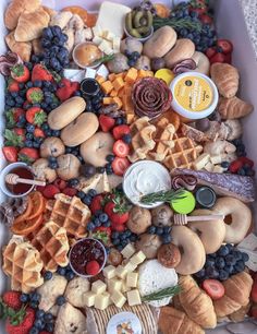 a box filled with lots of different types of food