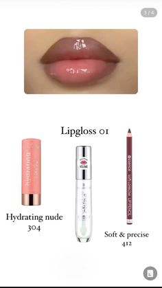 Best Lip Combos, Clear Lipgloss, Glossy Lips Makeup, Maquillage On Fleek, Lip Combos, Essence Makeup, Latina Makeup, Lip Makeup Tutorial