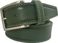 Made in Italy, a robust belt that suits jeans or chinos. The strap is crafted from thick, quality leather and the pin buckle has a silver polish finish for a classic look. Great for weekend outfits or office wear with a casual twist. Product Specification: Material: Single skin hide - The highest quality and made of pure, natural leather.   Leather made from the top layer of the animals skin and as a result surpasses the durability of all other types of leather belts. Width: 40mm Origin: Belt an Classic Leather Belt With Silver Buckle, Cow Skin, Leather Belts Men, Animal Skin, Weekend Outfit, Suspender Belt, Belt Size, Leather Belts, Mens Belts