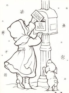 Vintage Christmas Coloring Pages, Digi Stamp, Christmas Drawing, Digi Stamps, Christmas Coloring Pages, Christmas Embroidery, Coloring Book Pages, Coloring Pictures, Digital Stamps