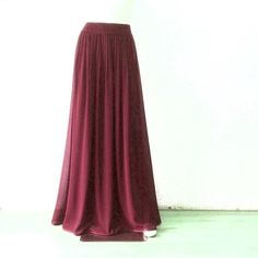 Wine Maxi Skirt. Wine Bridesmaid Skirt. Long Evening Skirt. Flowy Pleated Party Skirt, Elegant Long Skirt For Bridesmaids, Elegant Red Bottoms For Wedding, Elegant Red Wedding Bottoms, Flowy Flared Maxi Skirt For Bridesmaids, Flowy Full Maxi Skirt For Bridesmaids, Elegant Flowy Skirt For Bridesmaids, Elegant Bridesmaid Flared Skirt, Elegant Fitted Maxi Skirt With Elastic Waistband