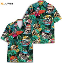 Introducing our American Bigfoot Hawaiian Shirt, the perfect blend of horror and aloha vibes! This unique and eye-catching shirt is Hawaii Shirts, Intricate Artwork, Aloha Vibes, Mythical Monsters, Branded Outfits, Legendary Creature, Tropical Foliage, Aloha Shirt, Hawaii Shirt