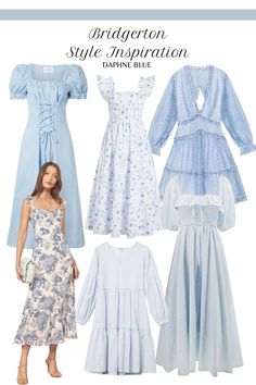 Bridgerton Style Inspiration: Regency-core Gowns » Solarith Home Regency Core, All Is Fair In Love, Bridgerton Style, Lady Whistledown, Regency Fashion, Aesthetic Dress, Wedgwood Blue, Modern Outfits, Inspired Dress