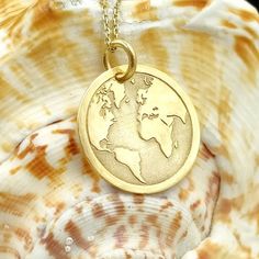 World Map Necklace Travel Necklace gold 14k,Dainty necklace map world, necklace for gift,World Map solid gold,necklace for women,world map 1.60cm,traveler gift, Gold Round Pendant Necklace For Travel, Gold Necklace With Round Pendant For Travel, Gold World Map, Gold Map, World Map Necklace, World Necklace, Gold Necklace For Women, Map World, Travel Necklace