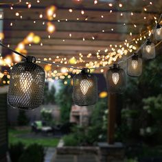 string lights hanging from a pergolated covered patio