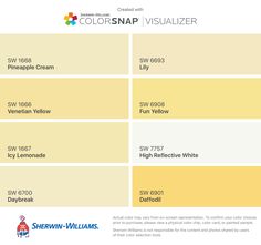 two different shades of paint that are white and beige, with the words colorsnap visual