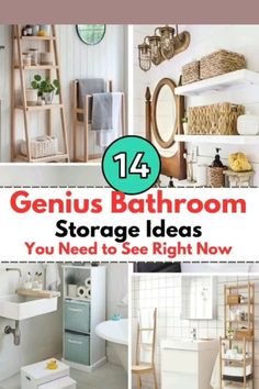 bathroom storage ideas that you need to see right now