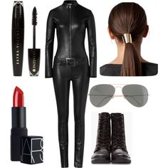 Spy Suit by fashionluv16 on Polyvore featuring Jitrois, Diesel, NLY Trend, J.Crew, NARS Cosmetics, L'OrÃ©al Paris, women's clothing, women's fashion, women and female Secret Spy Costume, Spy Suits Female, Spy Suit, Secret Agent Outfit Women, Secret Agent Outfit, Spy Girl