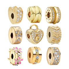 💫 Buy any 3 charms and get 66% discount - applies at checkout 💫 🌟 Free shipping on all Jewellery orders 🌟 🌟 90 Day Guarantee returns & exchanges 🌟 🎁 December 7th is the latest order for Christmas delivery 🎁 🔆 Gold Plated 925 Silver Clip Charms - Perfect Fit for 3mm Designer Bracelets Create an elegant individual look with our gold plated collection of charms, designed to seamlessly fit designer bracelets like Pandora. Each charm is crafted with precision, offering a luxurious touch to y Pandora Armband, Multiple Bracelets, Designer Bracelets, Bracelet Pandora, Bracelet Heart, Bracelets Design, Snake Chain Bracelets, Gold Charms, Elegant Bracelet