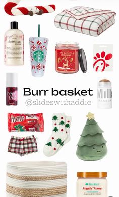 christmas gift guide for the bur - basket @ slideswihtaddie