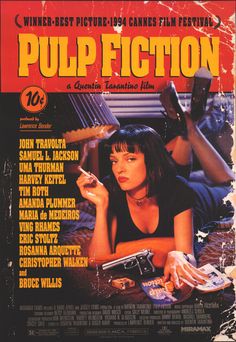 Pulp Fiction Uma Thurman Movies, Grease Film, Drama Films, Vincent Vega, Eric Stoltz, Quentin Tarantino Films, Film Cult, Tarantino Films, Jackie Brown