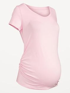 Old Navy Maternity, Jack Black, Maternity Clothes, Bright White, Neck T Shirt, Rib Knit, Heather Grey, Old Navy, Scoop Neck