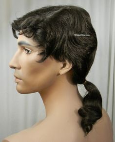 Nice quality Unisex Men's Ponytail wig.  This is NOT a crappy wig that you find at Halloween.Made of modacrylic wig fiber with an adjustable cap which fits the average to slightly larger head .. men and women.This is perfect for the Theater .. Beauty and the Beast.  Gaston or the Prince.  I will have more colors very soon.Please order carefully since all sales are final for health reasons.Thanks for shopping Wildcat Wigs ... Over 20 years in the wig biz!  Bob Mens Ponytail, Beauty And The Beast Gaston, Man Ponytail, Drag Ideas, Messy Ponytail, Ponytail Wig, Pale Blonde, Champagne Blonde, Wig Color