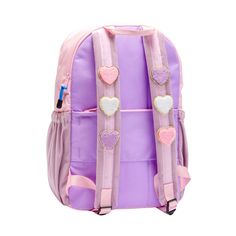 Our best-selling bag, all grown up! Our Large Becco Backpack was designed for ages 8 and up. We designed this versatile, generously sized pack to comfortably carry heavier loads. Extra back foam padding and padded straps ensure the perfect fit for long days. Never stop exploring with our Large Becco Backpack. With ample room for school, travel and everything in between, our fully customizable loop backpack will stand out from the crowd with our interchangeable hook patches. Patches sold separate Tote Bag Straps, Quilted Backpack, Velcro Patches, Personalized Backpack, Bag Stand, Pink Lavender, Personalized Accessories, Custom Patches, All Grown Up