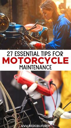 27 Essential Tips for Motorcycle Maintenance Bike Riding Tips, Trip Planning Checklist, Motorcycle Maintenance, Female Motorcycle Riders, Diy Motorcycle, Motorcycle Tips, Motorcycle Safety, Motorcycle Camping, Motorcycle Travel