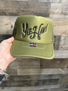 Foam trucker cap with mesh backing Trendy Summer Trucker Hat For Country Events, Trendy Trucker Hat For Country Events, Trucker Hats, Country Style Trucker Hat For Western-themed Events, Trucker Hat Country, Trucker Hat Outfit, Pink Trucker Hat, Funny Trucker Hat, Military Green Trucker Hat