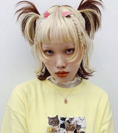 model's insta: imai2727 (inactive/deleted) | hair by weiwesleywei (insta: weiwesleywei) | ooo-ing studio (insta: ooo___ing) Harajuku Hairstyle, Harajuku Hair, Dye My Hair, Dream Hair, 인물 사진, How To Draw Hair