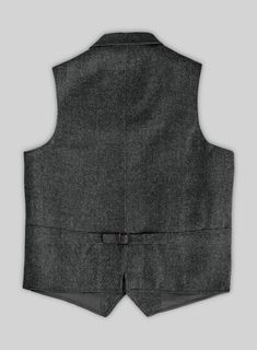 Showcase your luscious presence with the Highlander Gray Tweed Vest. Meticulously crafted from the finest premium tweed. Its distinguished gray hue and solid pattern ensure an impeccable fit and comfort, with a classic cut that enhances your silhouette while maintaining flexibility for effortless movement. Whether navigating corporate corridors, attending high-profile formal gatherings, or making a refined entrance at an evening soirée, this vest offers a perfect blend of timeless design and modern finesse.    The Hunting Vest was inspired and worn by the British and American in the late 19th century and early 20th century. In order to keep warm when hunting in the cold and humid season, thick and wear-resistant fabrics are used for both the front and back of the vest.   Look Includes   Hi Classic Tailored Black Tweed Jacket, Fitted Gray Tweed Jacket For Workwear, Classic Fitted Wool Tweed Jacket, Elegant Fitted Tweed Jacket With Herringbone Pattern, Classic Fitted Gray Tweed Jacket, Classic Fitted Tweed Suit, Fitted Gray Tweed Jacket, Elegant Fitted Herringbone Pattern Suits, Elegant Fitted Herringbone Suit