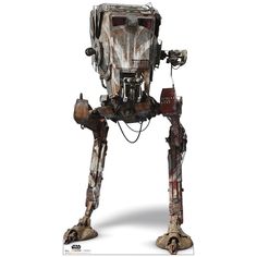 AT-ST RAIDER Star Wars: The Mandalorian Lifesize Cardboard Cutout Standup Standee - Front Star Wars Party Decorations, Cardboard Standup, Cara Dune, Life Size Cutouts, Ralph Mcquarrie, Star Wars Models, Star Wars Concept Art, Cardboard Cutouts, Cardboard Cutout