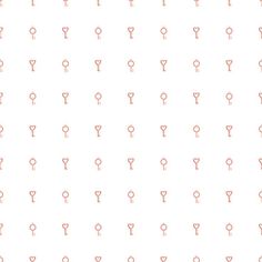 an orange and white wallpaper with pink symbols