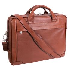 #LeatherBriefcase #Satchel #ShoulderBag #LaptopBriefcase #TabletBriefcase #17" #CollegeBag #BusinessBag #OfficeBag Vintage Laptop Bag, Leather Laptop Sleeve, Small Laptop, Laptop Briefcase, Leather Laptop, Simple Bags, Leather Briefcase, Pierre Cardin, Mens Gift Sets