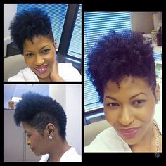 Gorgeous Tapered Undercut, Short Sassy Hair, Sassy Hair, Her Cut, Cute Cuts, Short Natural Hair Styles