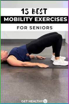 Stay active and independent with these 15 essential mobility exercises for seniors! Discover a world of strength, balance, and vitality as you age gracefully. Workouts Shoulders, Yoga Poses For Back Pain, Cushings Disease, Pregnancy Yoga Poses, Senior Exercises, Exercises For Seniors, Yoga Poses For Back, Functional Movement, Exercise Daily