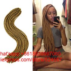 http://www.aliexpress.com/store/product/20roots-soft-faux-locs-crochet-hair-20inch-faux-locks-crochet-mambo-synthetic-dreadlock-extensions-dread-lock/524567_32700872798.html Havana Twist Braids, Faux Locs Braids, Soft Dreads, Braiding Hair Extensions, Braid In Hair Extensions, Braiding Hair