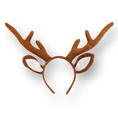 PRICES MAY VARY. One size: The antlers are about 12.2 inches long and 21.6 inches wide. The reindeer antlers headband is elastic and one size fits most adults and children. They are the best antler headband as gifts to friends. Short plush material: Soft short plush, with deer antler headband suit inside, white PP cotton filling material, reindeer hair band with iron wire, which can be bent and adjusted according to your needs. Comfortable to wear: Exquisite work of reindeer headband, brown velv Reindeer Antlers Headband, Deer Antler Headband, Reindeer Hair, Deer Headband, Antlers Headband, Photo Suit, Deer Antlers Headband, Costume Carnaval, Deer Costume