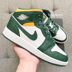 Nike Air Jordan 1 Retro Mid White Green Shoes New Release These Shoes Come With Youth’s Size: 5 Youth = Women’s 6.5 (Last Pair) 5.5 Youth = Women’s 7 (Last) 6 Youth = Women’s 7.5 (Last) 6.5 Youth = Women’s 8 (Last) - Sold 7 Youth = Women’s 8.5 (Last) Check Out With Women’s Size Only ! Free Gift W/ Purchase Brand New With Original Box 100% Authentic Classic And Retro Colorway Ship Same Or Next Day All Sales Final. 100% Authentic #Nike #Airjordan #Streetwear #Retro #Vintage Jj4 Modern Green High-top Sneakers With Round Toe, Green Sneakers With Contrasting Heel Counter, Green Sneakers With Contrasting Heel Counter And Round Toe, Air Jordan 1 Retro Mid, Jordan 1 Retro Mid, Jordan 4’s, Jordan Retro 12, Jordan Retro 4, Jordan Ones