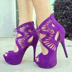 Purple High Heels, Purple Sandals, Wearing Purple, Purple Heels, Women Platform Sandals, Purple Shoes, Purple Suede