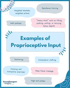 Sensory Regulation, Force And Pressure, Emotion Regulation, Compression Clothing, Trampoline Workout, Weighted Blankets, Body Awareness