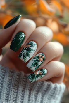 50 Greece Nail Designs: Elevate Your Look with Mediterranean Flair in 2024 - Latest & Trendy Nail Designs Nails With Blue And White, Olive Branch Design, Nails With Blue, Soft Gradient, Trendy Nail Designs, Branch Design, Trendy Nail, Gradient Nails, Trendy Nail Design