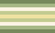 a green and white striped wallpaper with horizontal stripes in shades of yellow, beige, and light green