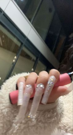 Really Cute Nails, Pink Acrylic Nails, After Life, Acrylic Nails Coffin, Girls Nails, Square Acrylic Nails