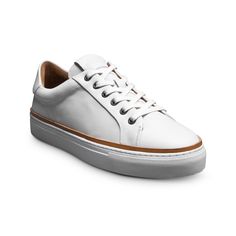 PRICES MAY VARY. Lace-up sneaker Everyday essential that can be dressed up or down Flexible rubber soles Leather or suede uppers Leather accent Cheap Men's Leather Sneakers, Cheap White Leather Sneakers, Modern Leather Sneakers With Suede Lining, Classic Suede Sneakers With Leather Lining, White Fade-resistant Leather Sneakers, Allen Edmonds, Classic Sneakers, Fashion Sneakers, Leather Sneakers