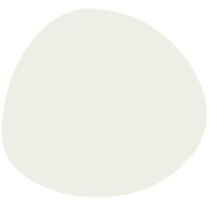 a white egg is shown in the shape of an oval, with one side painted off